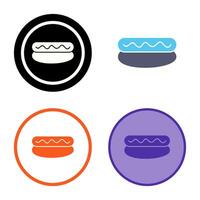 Hot Dog Vector Icon