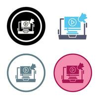 Video Marketing Vector Icon