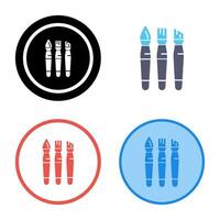 Brushes Vector Icon