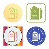 Medical Record Vector Icon