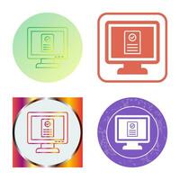 Online appointment Vector Icon