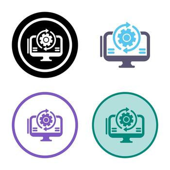 Synchronization Vector Icon