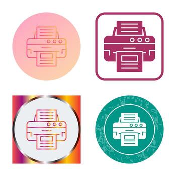 icono de vector de impresora