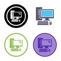 Computer Vector Icon