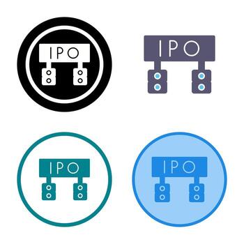 icono de vector de ipo