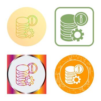 icono de vector de datos