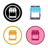 Online Shop Vector Icon