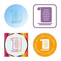 Document Vector Icon