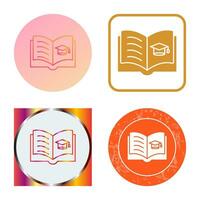 Open Book Vector Icon