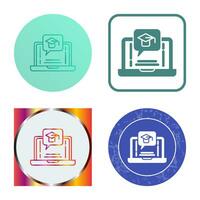 E Learning Vector Icon