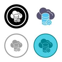 Cloud Data Vector Icon