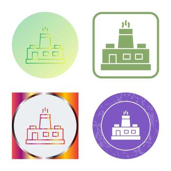 icono de vector de fábrica