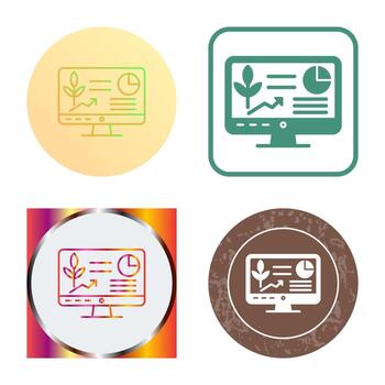 icono de vector de computadora