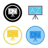 From A To Z Vector Icon