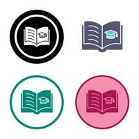 Open Book Vector Icon