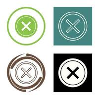 Do Not Cross Vector Icon