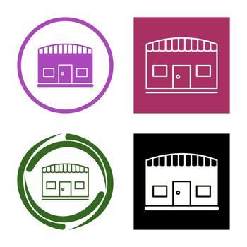 icono de vector de tienda única