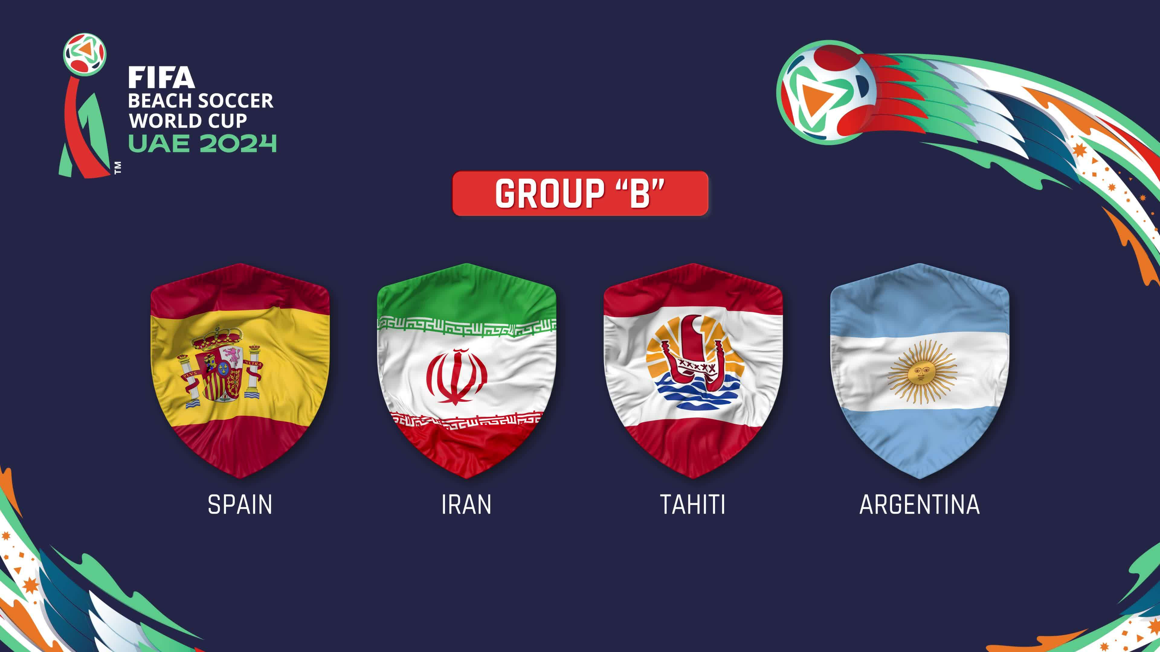 Group B All Teams of 2025 FIFA Beach Soccer World Cup in UAE, Intro