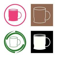 icono de vector de taza de café