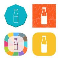 Milk Bottle Vector Icon