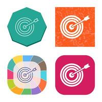 Unique Dartboard Vector Icon