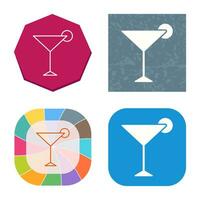 Unique Cosmopolitan Vector Icon