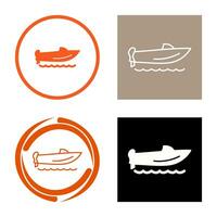 Speed Boat Vector Icon