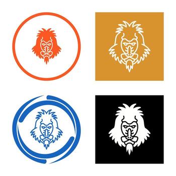 Mandrill Vector Icon
