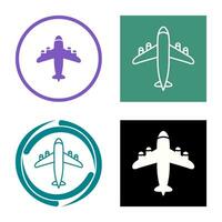 Flying Airplane Vector Icon