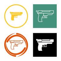 icono de vector de pistola