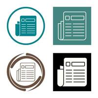 News Paper Vector Icon