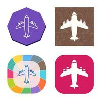 Flying Airplane Vector Icon