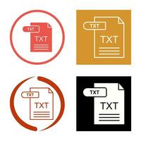 TXT Vector Icon