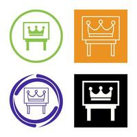 Crown Exhibit Vector Icon