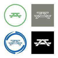 Picnic of Table Vector Icon