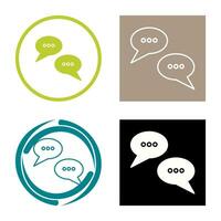 Conversation Bubbles Vector Icon