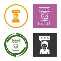 Client Service Vector Icon