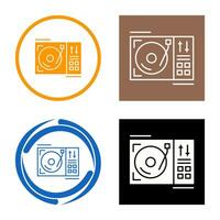 Turntable Vector Icon