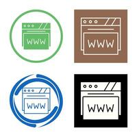 Web Browser Vector Icon