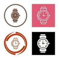 icono de vector de reloj de pulsera