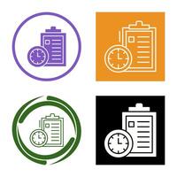 Time Management Vector Icon