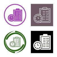 Time Planing Vector Icon