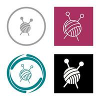 Knitting Vector Icon