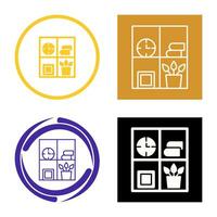 Bookshelf Vector Icon