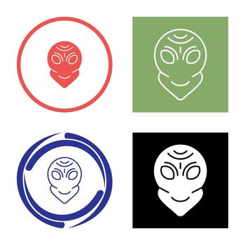 icono de vector alienígena