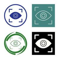 Eye Scan Vector Icon