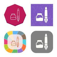 Ink and Pen Vector Icon