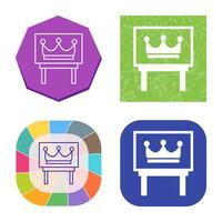 Crown Exhibit Vector Icon