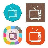 Television Broadcast Vector Icon