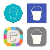 Water Bucket Vector Icon